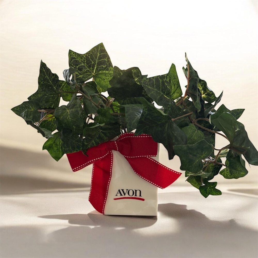 Vintage Avon Ceramic 100 Year Anniversary Vase